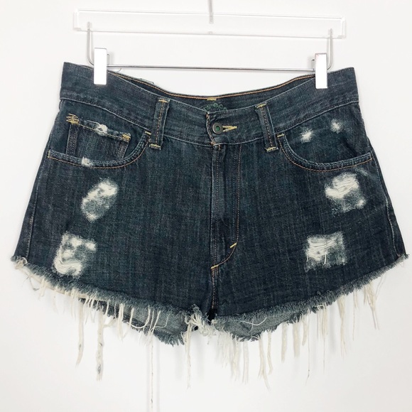 Levi’s Eco Vintage Distressed Cut offs 32 - Picture 1 of 8